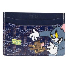 Goyard Navy Customised Saint-Sulpice Wallet