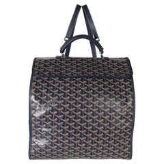 Goyard Navy Goyardine Canvas Saint Léger Backpack