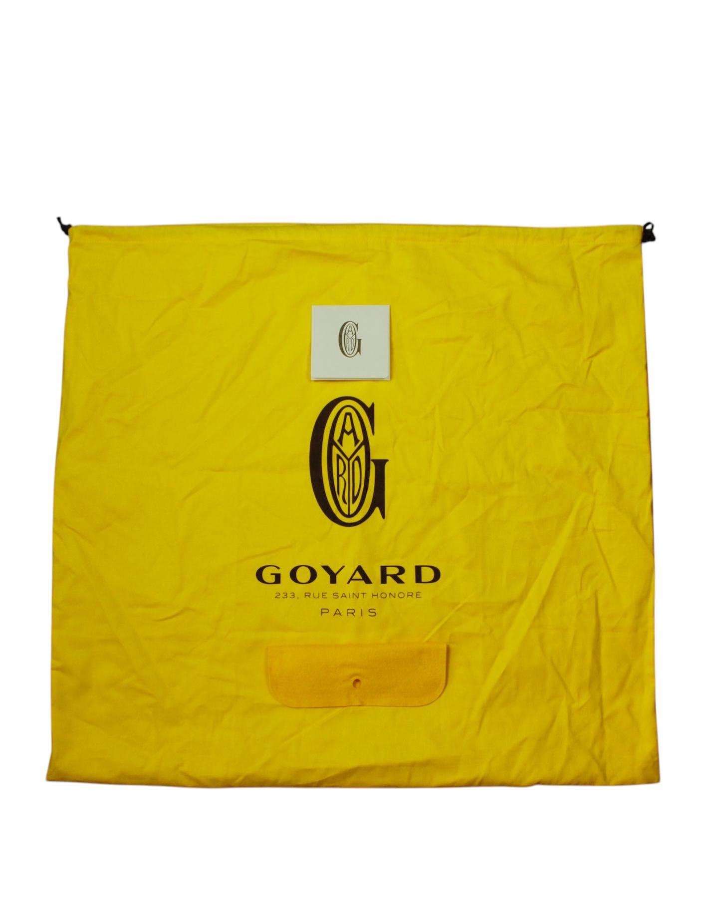Goyard NOUVEAU AVEC ÉTIQUETTE Sac fourre-tout St. Louis GM en toile Goyardine verte 2