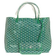 Goyard NEU MIT TAGS Grüne Goyardine Canvas St. Louis GM Tote Bag aus Segeltuch, St. Louis GM