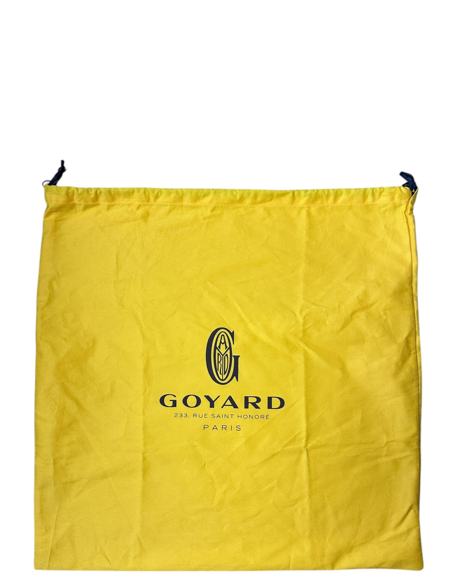 Goyard NWT Green Canvas Goyardine Saint Louis PM Tote Bag w/ Insert For Sale 7