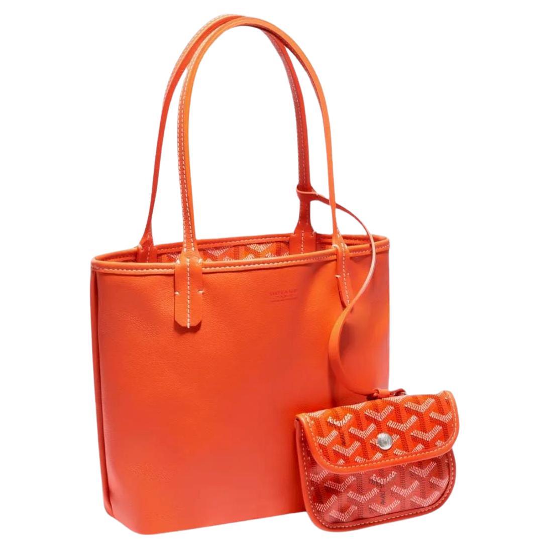 Goyard Orange Anjou Mini bag For Sale at 1stDibs