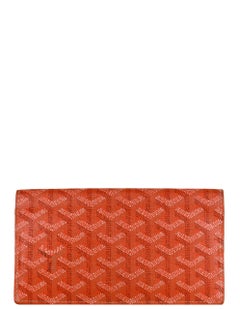 Goyard Orange Canvas Goyardine Richelieu Wallet