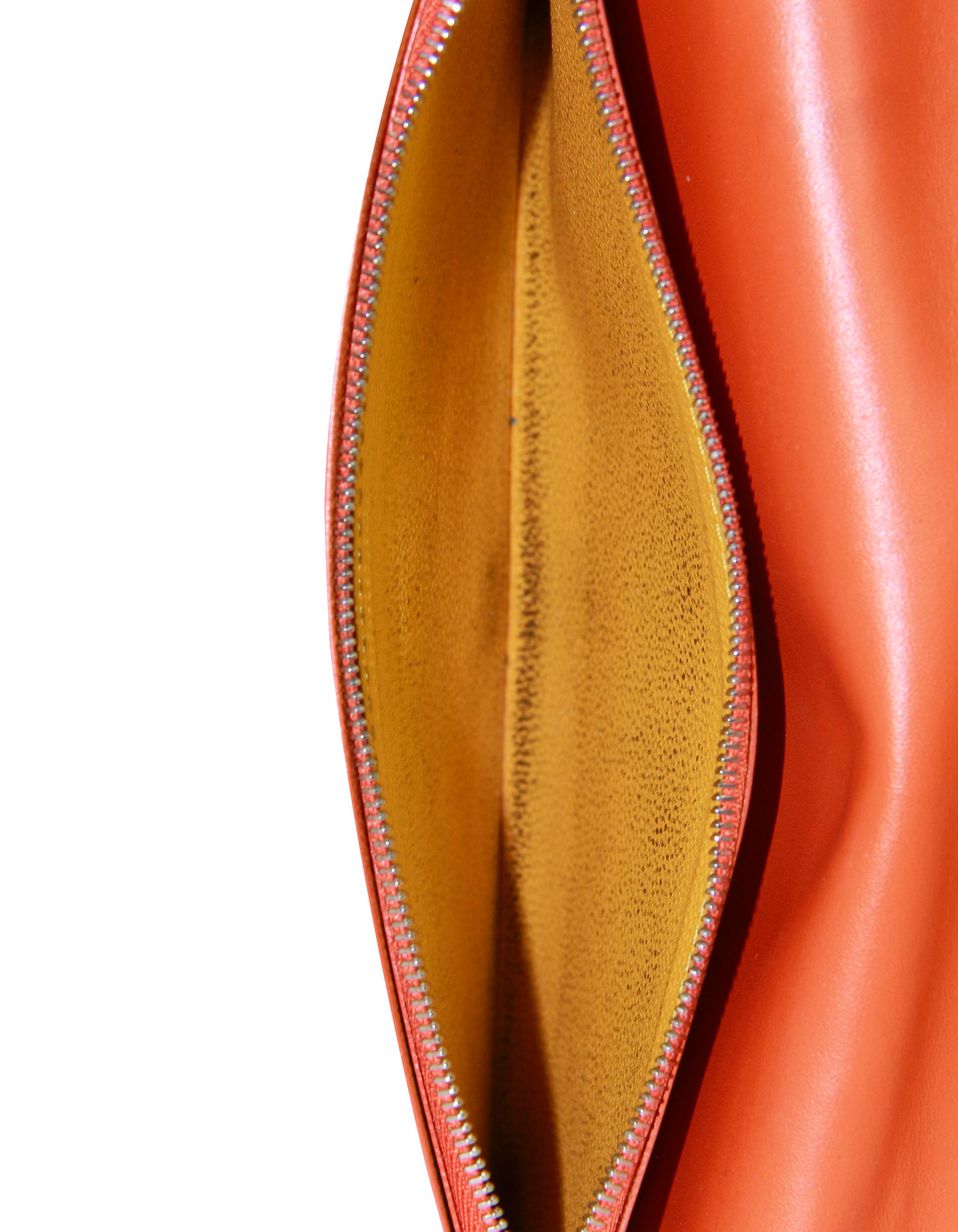 Goyard - Portefeuille en toile orange Goyardine Richelieu Pour femmes en vente
