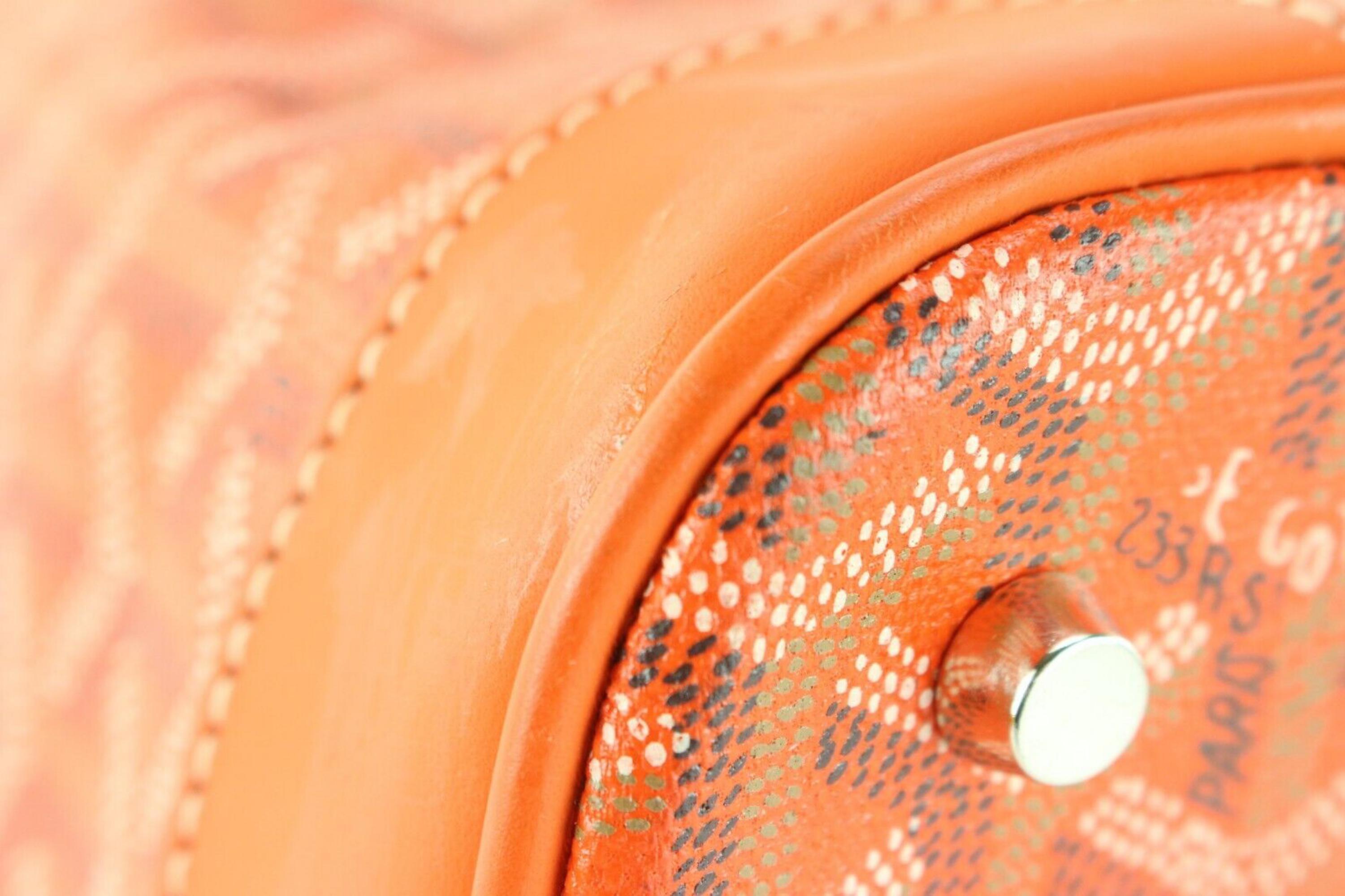 Goyard Orange Cosmetic Train Case Vanity 1GY1101 4