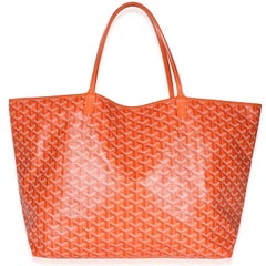 Goyard Orange Goyardine Canvas Saint Louis GM