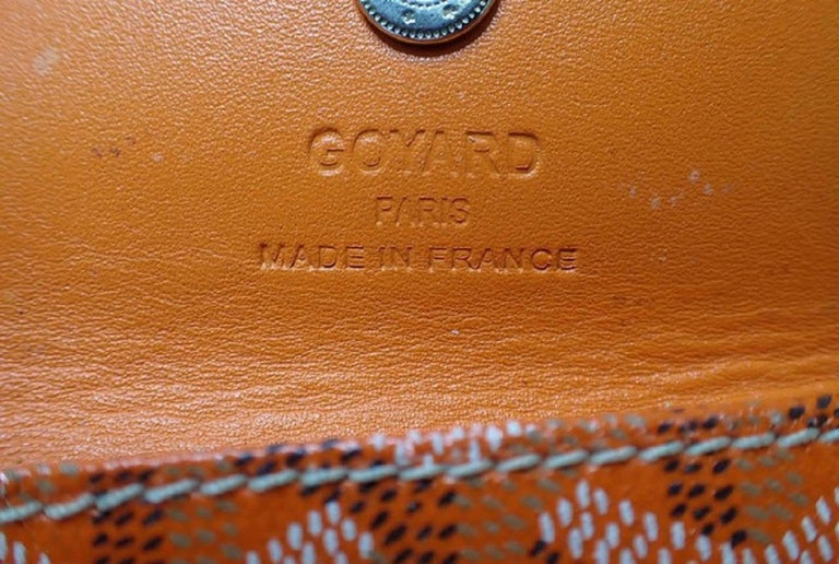 Victoire cloth small bag Goyard Orange in Cloth - 35932407