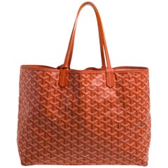 Goyard Limited Orange Chevron St Louis Tote with Pouch 69gy629s For Sale at  1stDibs
