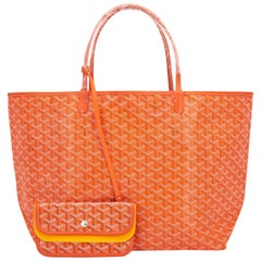 Sac fourre-tout Goyard Orange St Louis GM Chevron