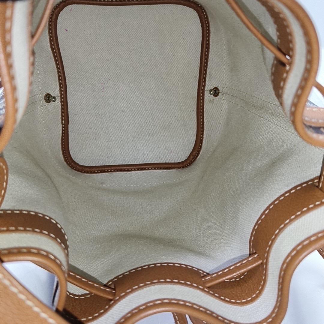 Goyard Petit Flot Drawstring Bucket Bag Brown Goyardine Crossbody Bag 2