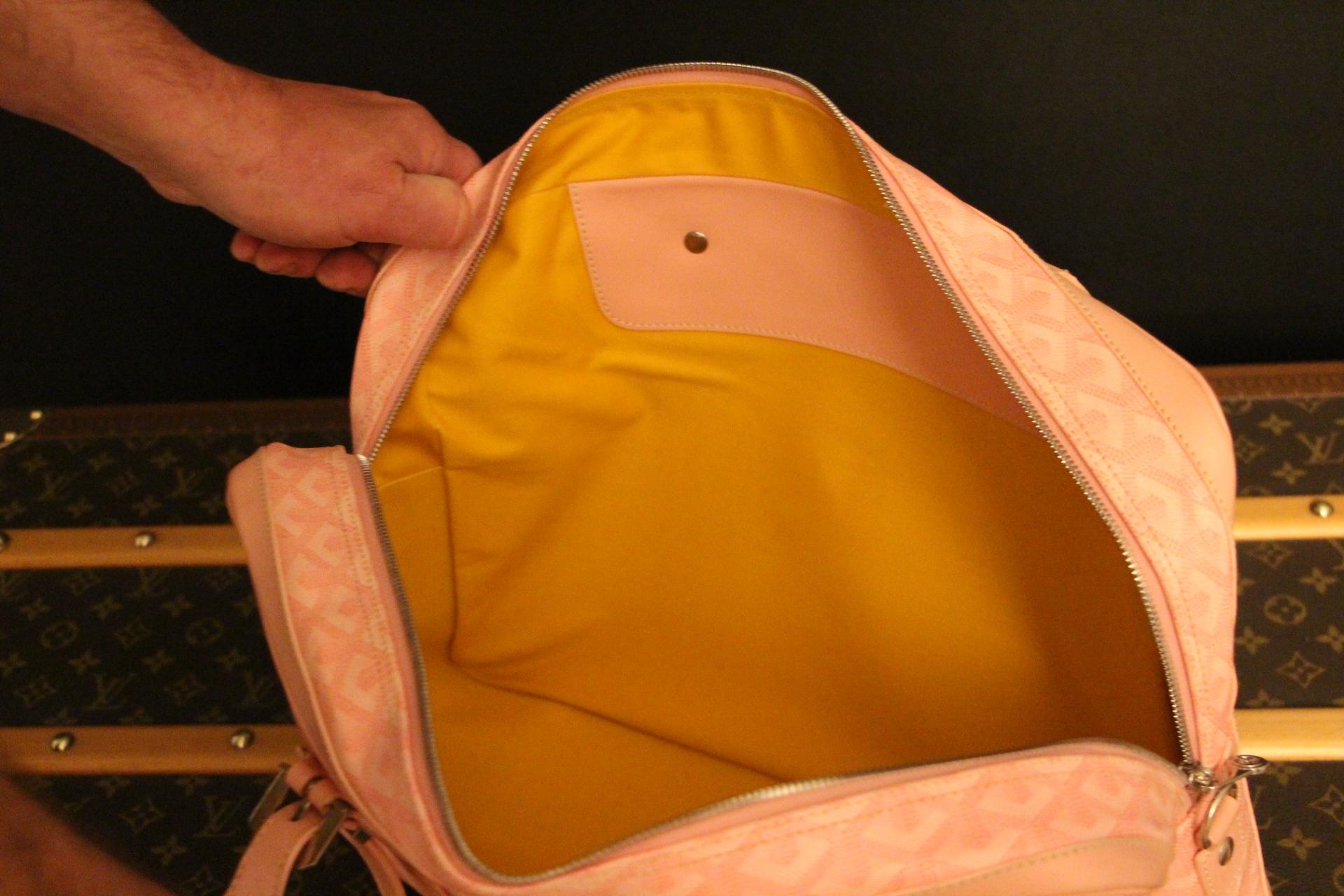Goyard Pink Chevron Ambassade MM Briefcase Business Bag  7
