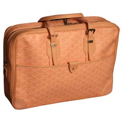 Goyard Pink Chevron Ambassade MM Briefcase Business Bag 