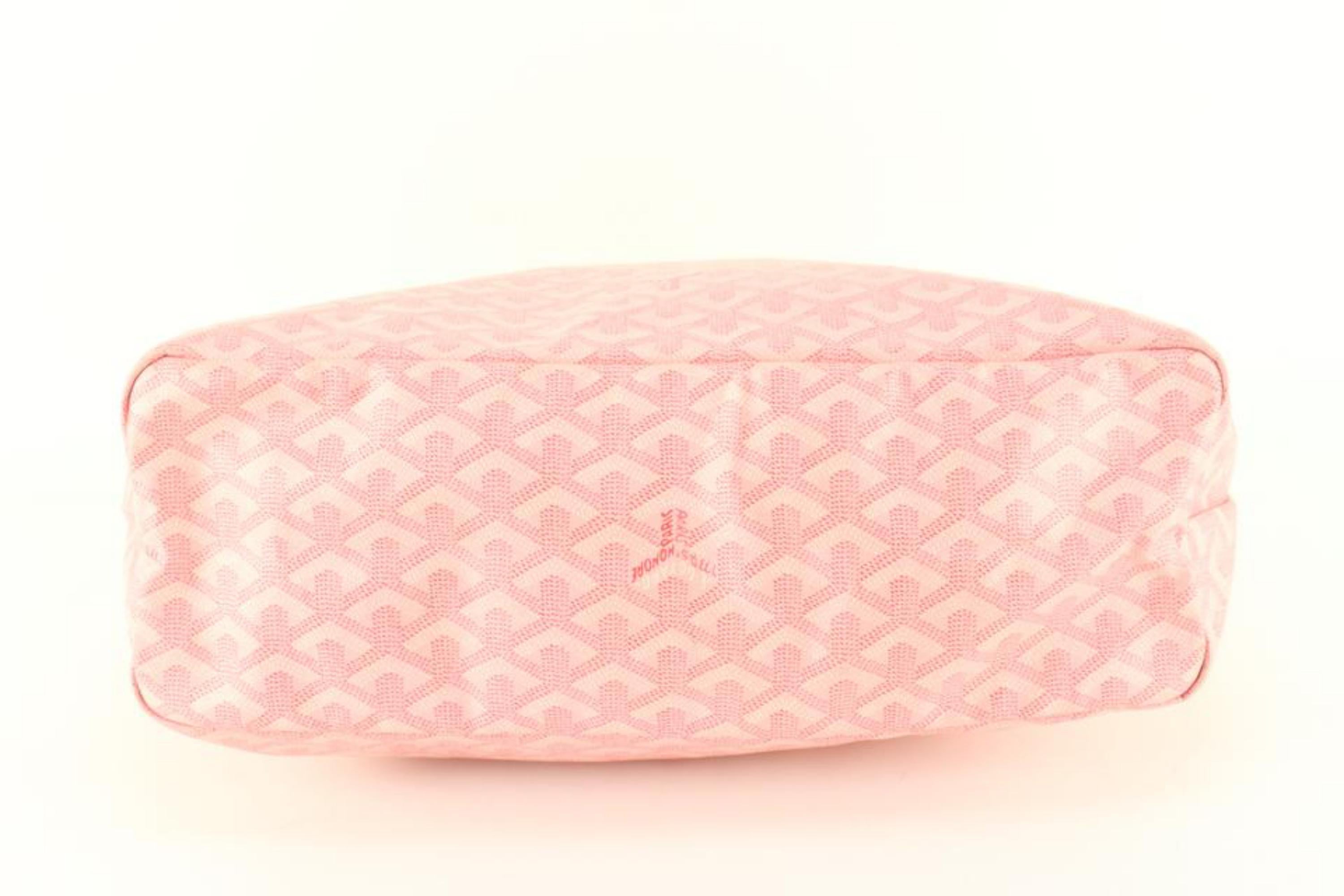 small pink goyard bag