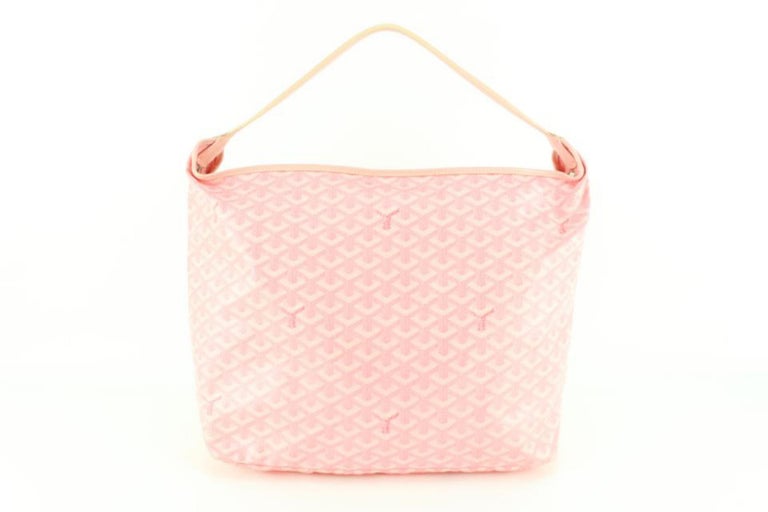 Goyard Pink Chevron Fidji Zip Hobo Bag 85gy817s