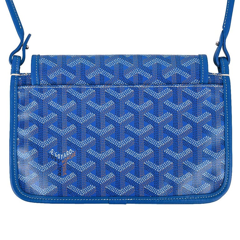 GOYARD Plumet Crossbody Pouch Pochette Bag Wallet Turquoise blue Woman New  proof