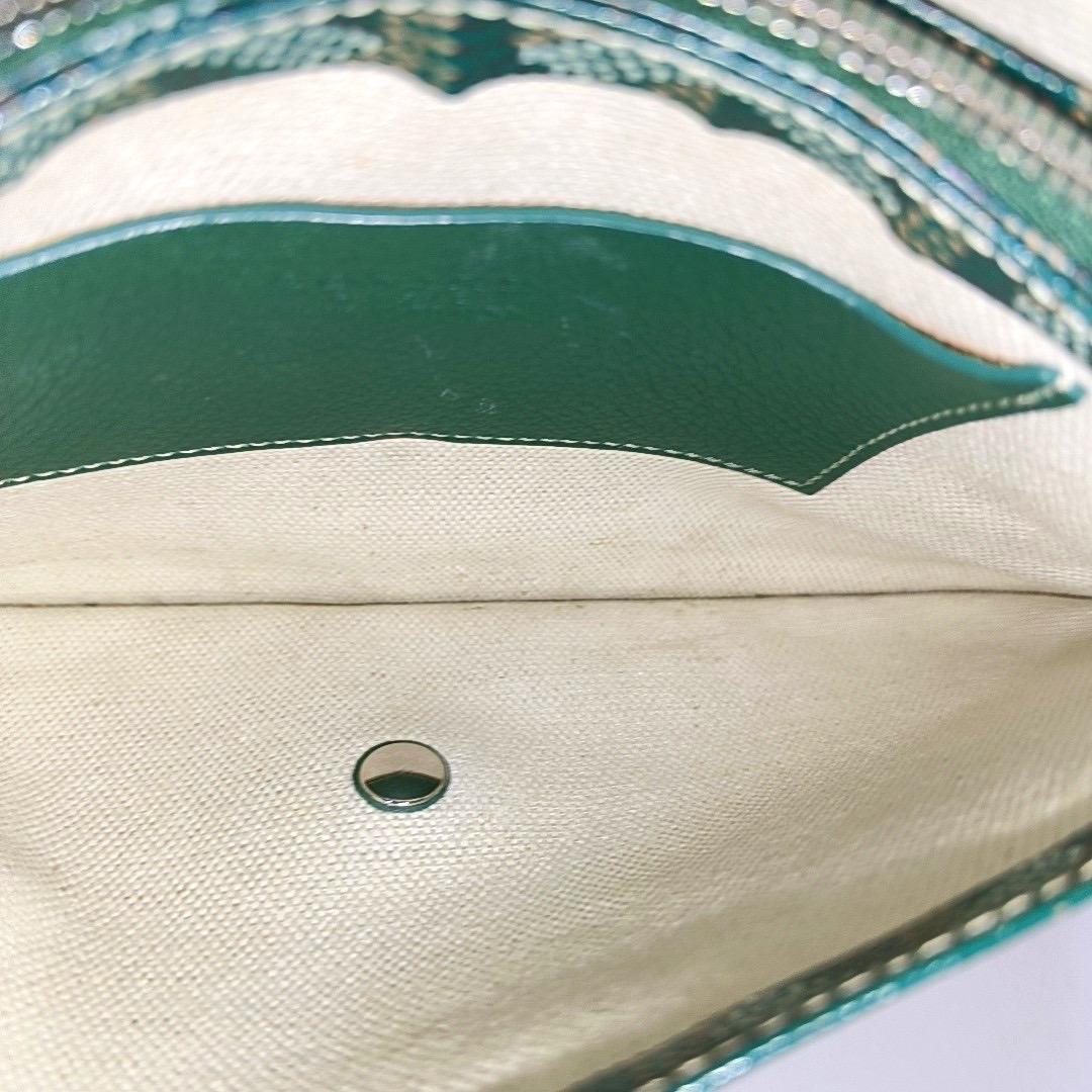 Mini bolso cruzado Goyard Plumet Verde 7