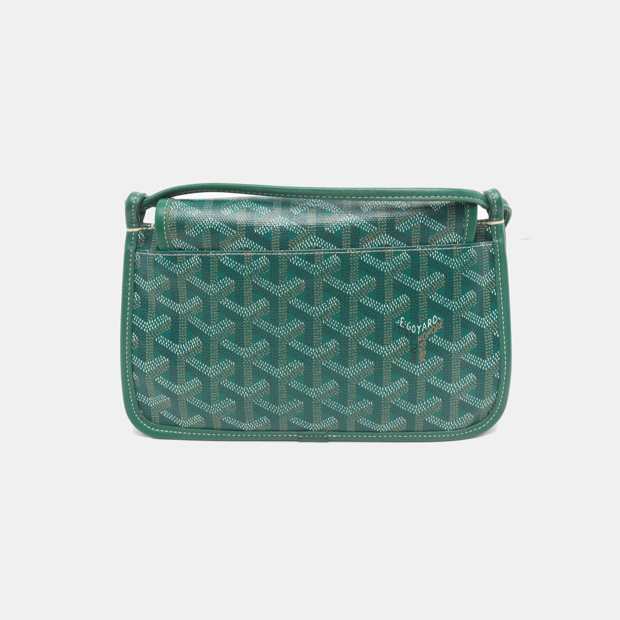 Mini bolso cruzado Goyard Plumet Verde en Bueno Estado en AUBERVILLIERS, FR