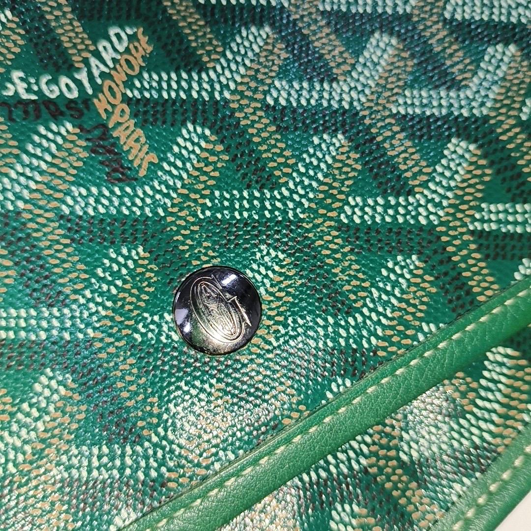 Mini bolso cruzado Goyard Plumet Verde 1