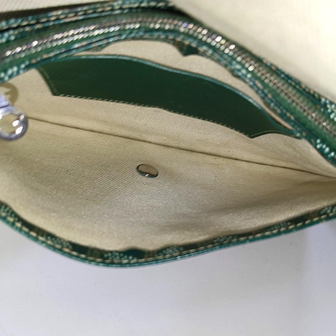 Mini bolso cruzado Goyard Plumet Verde 2