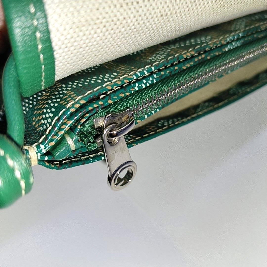 Mini bolso cruzado Goyard Plumet Verde 4