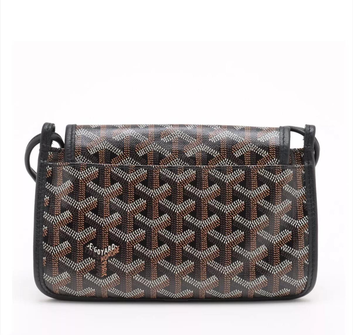 Bolso Goyard Plumet Pocket Wallet Crossbody Negro en Bueno Estado en Humacao, PR