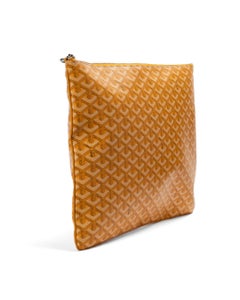 Goyard Pochette Senat GM Goyardine Yellow