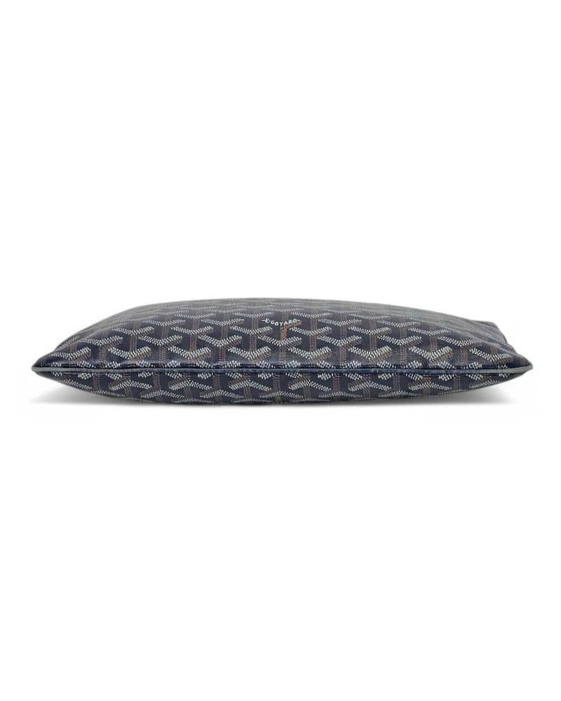 Goyard Pochette Senat MM Bleu marine en vente 2