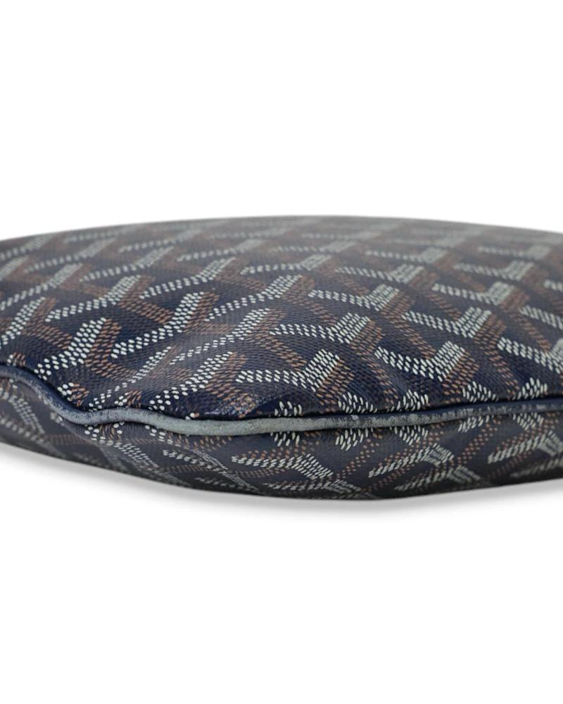 Goyard Pochette Senat MM Bleu marine en vente 3