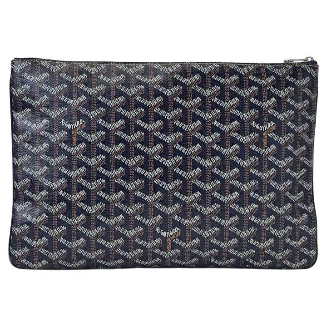 Goyard Pochette Senat MM Blu Navy