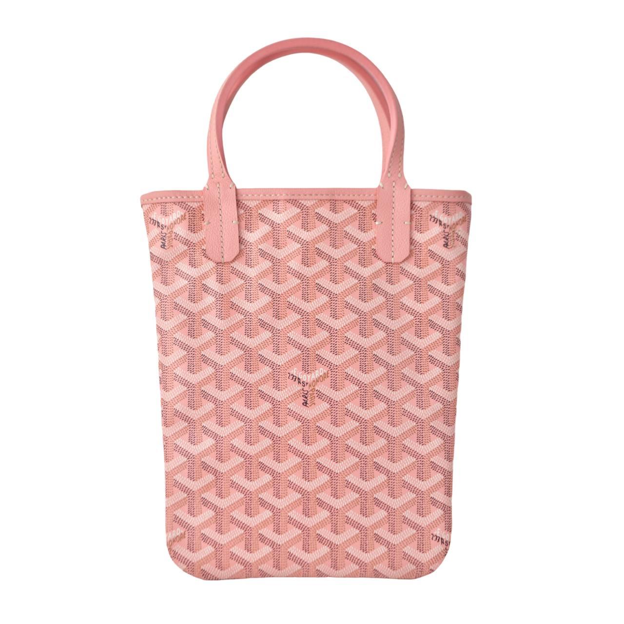 Goyard Poitiers Claire Voie Pink Bag For Sale 1