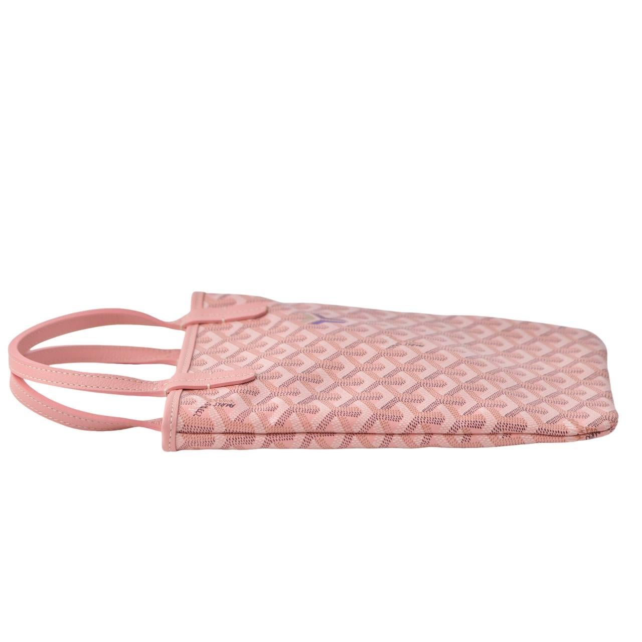Goyard Poitiers Claire Voie Pink Bag For Sale 2