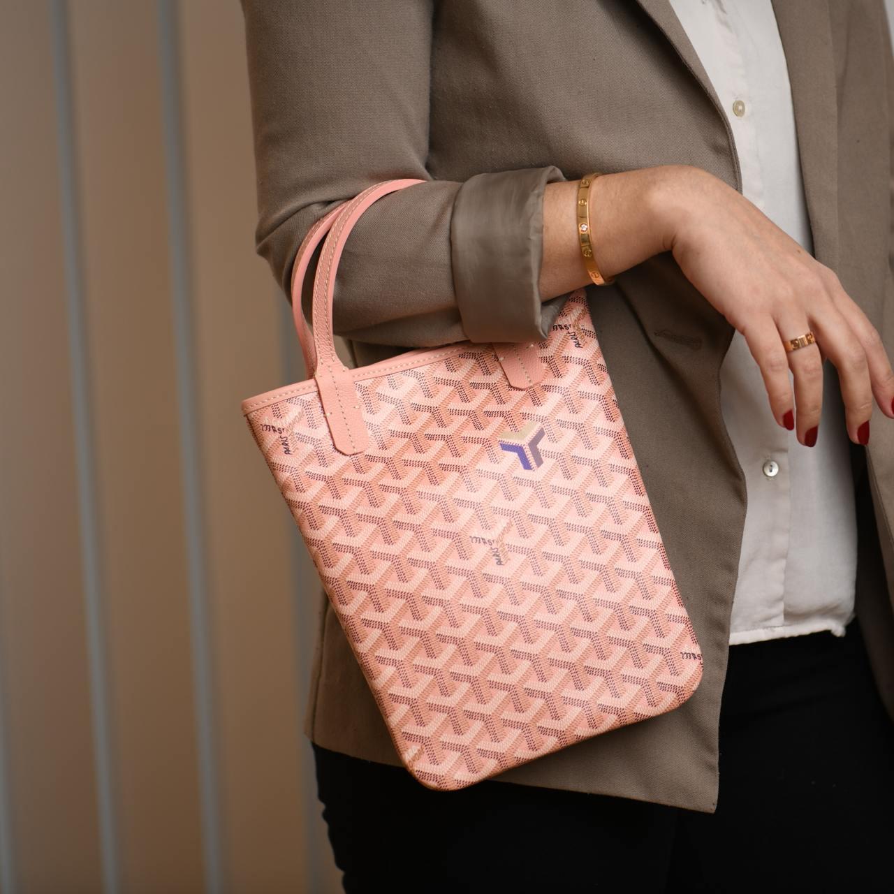 Women's or Men's Goyard Poitiers Claire Voie Pink Bag For Sale
