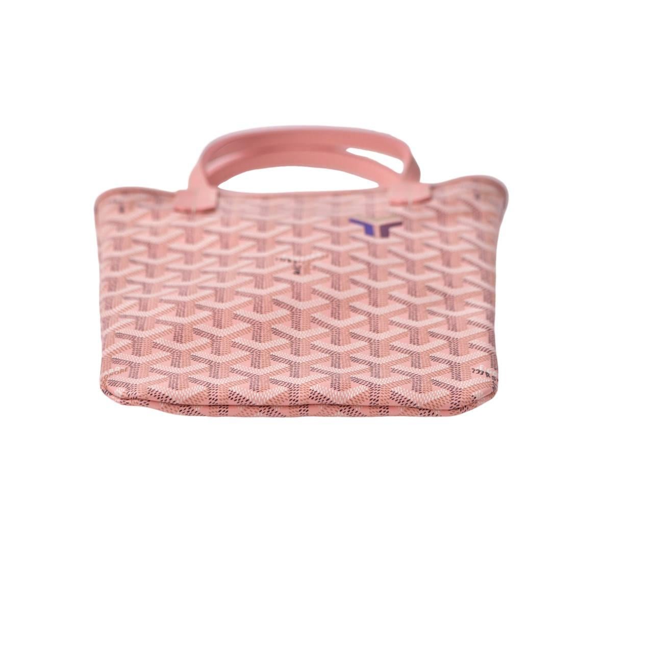 Goyard Poitiers Claire Voie Pink Bag For Sale 3