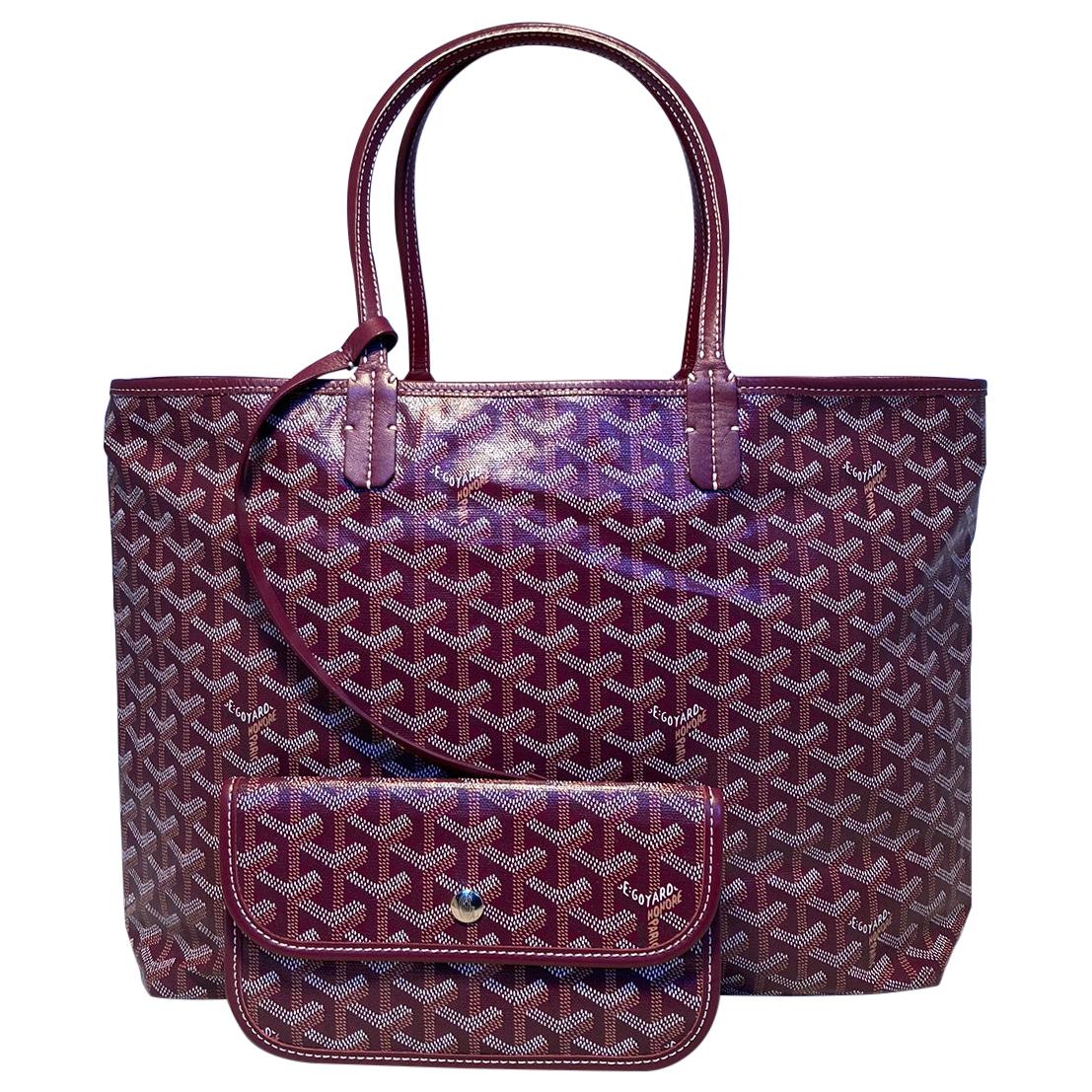 Leather satchel Goyard Purple in Leather - 34841649