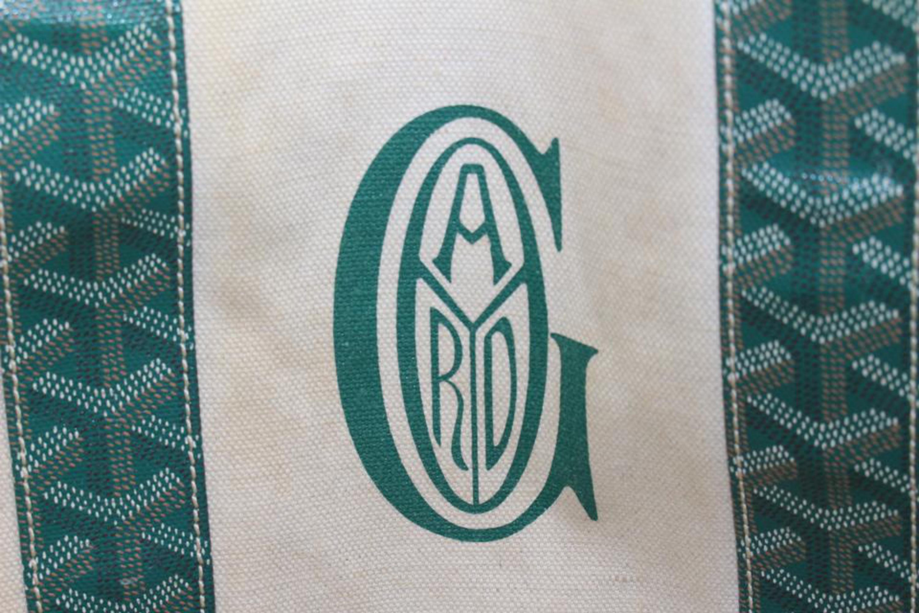 green goyard bag
