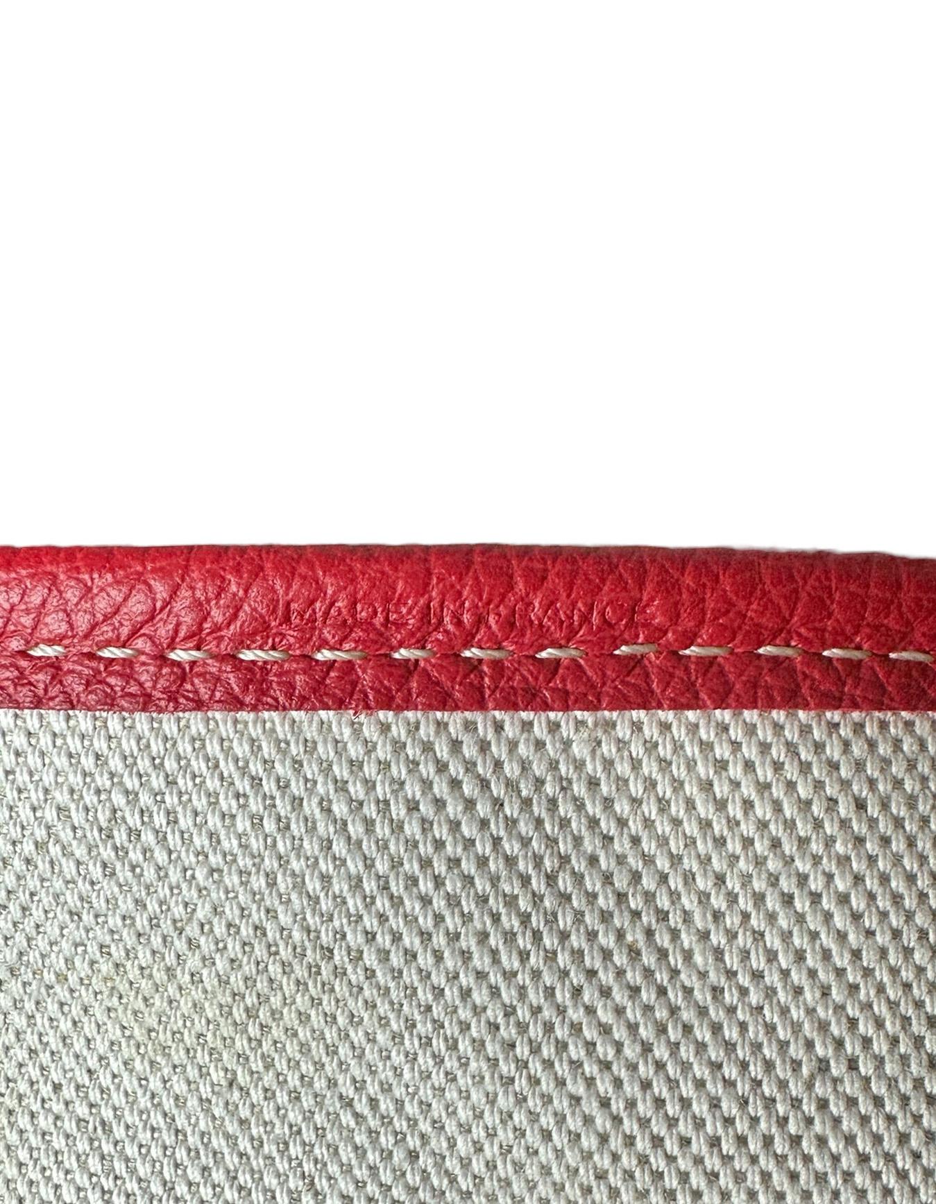 Goyard Red Canvas Goyardine Saint Louis PM Tote Bag w/ Insert 4