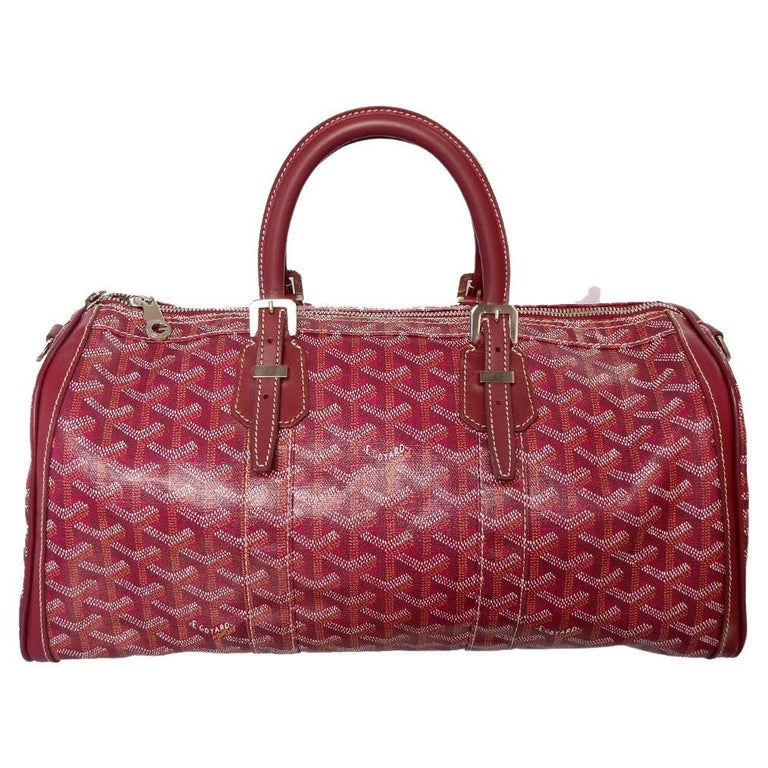 Boeing leather travel bag Goyard Red in Leather - 36114562