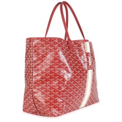 Goyard Red Goyardine Canvas Saint Louis GM