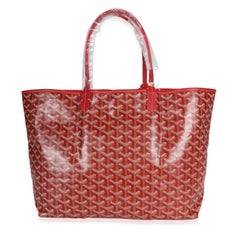 Goyard rouge toile Goyardine Saint Louis PM