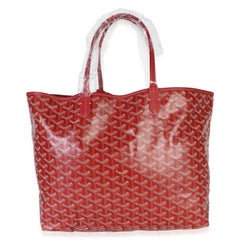 Goyard Red Goyardine Canvas Saint Louis PM