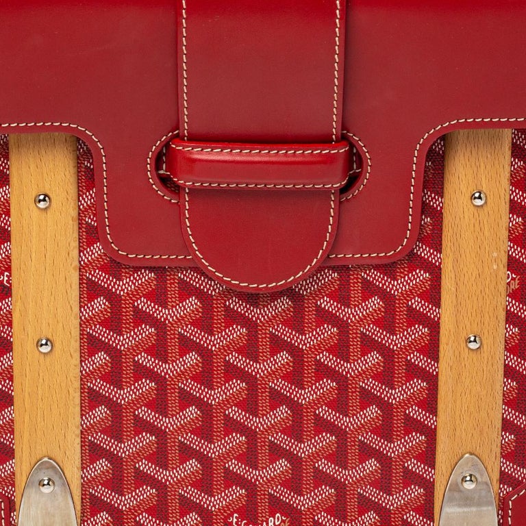 Saint sulpice leather small bag Goyard Red in Leather - 27926551