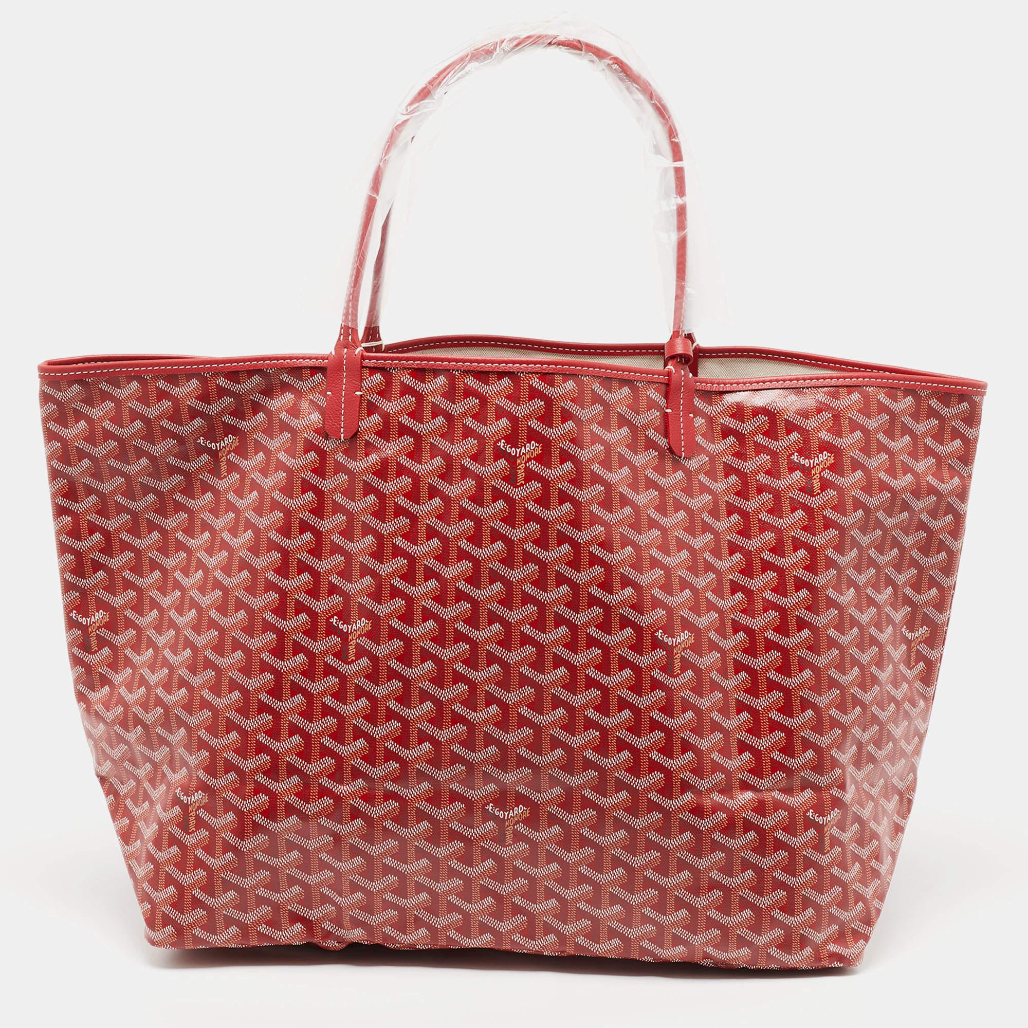 The Saint Louis tote is a Goyard icon that is perfectly made to accompany you every day. It is a testament to high quality, durability, and classic appeal.

Includes: Original Dustbag, Original Pouch, Info Booklet, Original Dust Cloth

