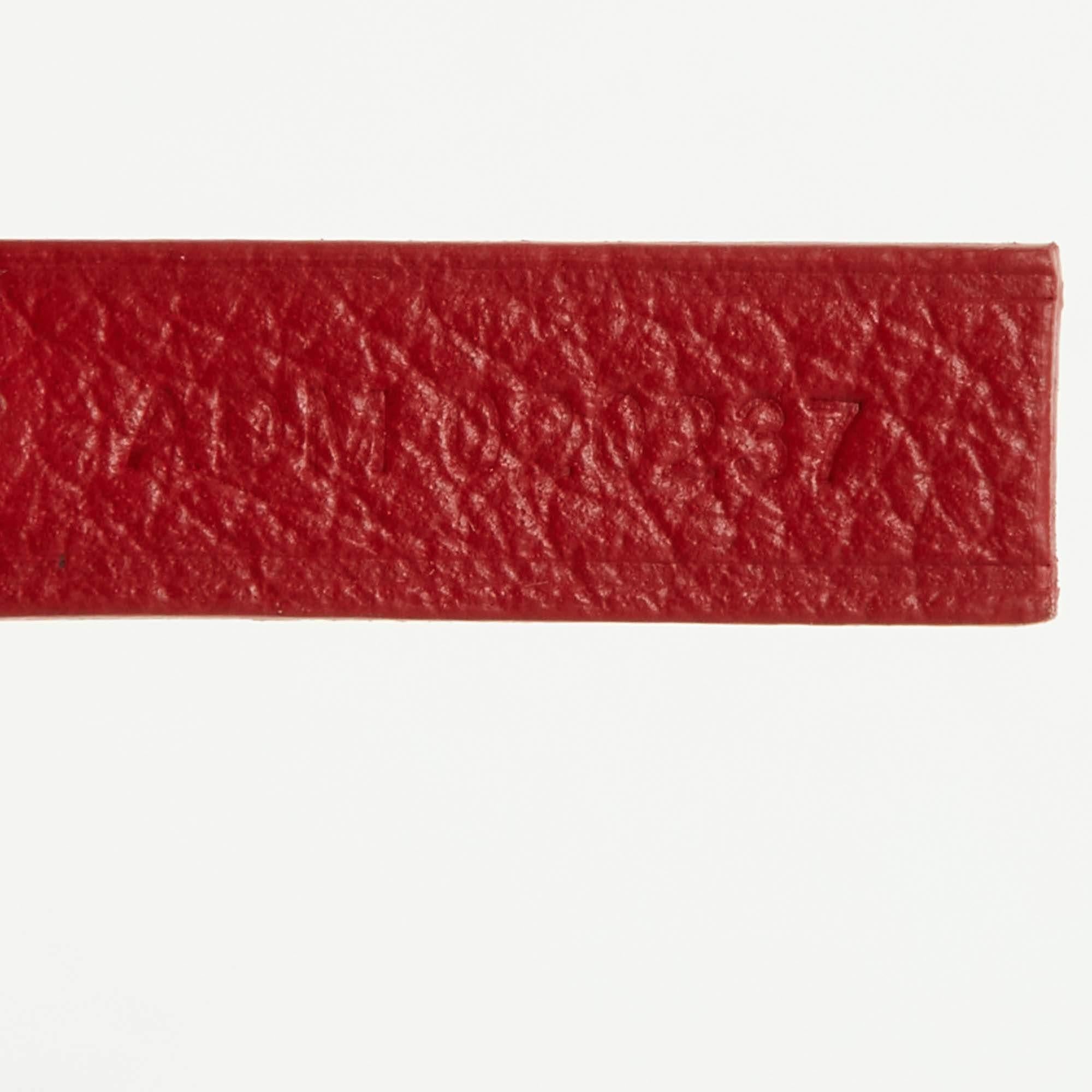 Fourre-tout Goyard rouge en toile et cuir Goyardine Saint Louis PM 1