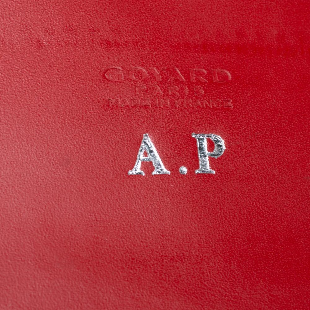 Goyard Red Goyardine Coated Canvas Varenne Continental Wallet 2