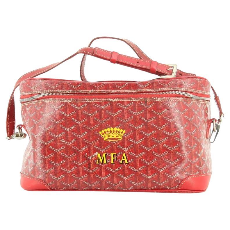 Goyard 2026 Bonbonniere Bag 30cm Canvas Cowhide