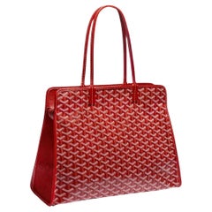 Goyard Red Monogram Canvas Zip Laptop Envelope Travel Business Clutch Bag  in Box at 1stDibs