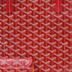 Goyard Red Isabelle PM Tote