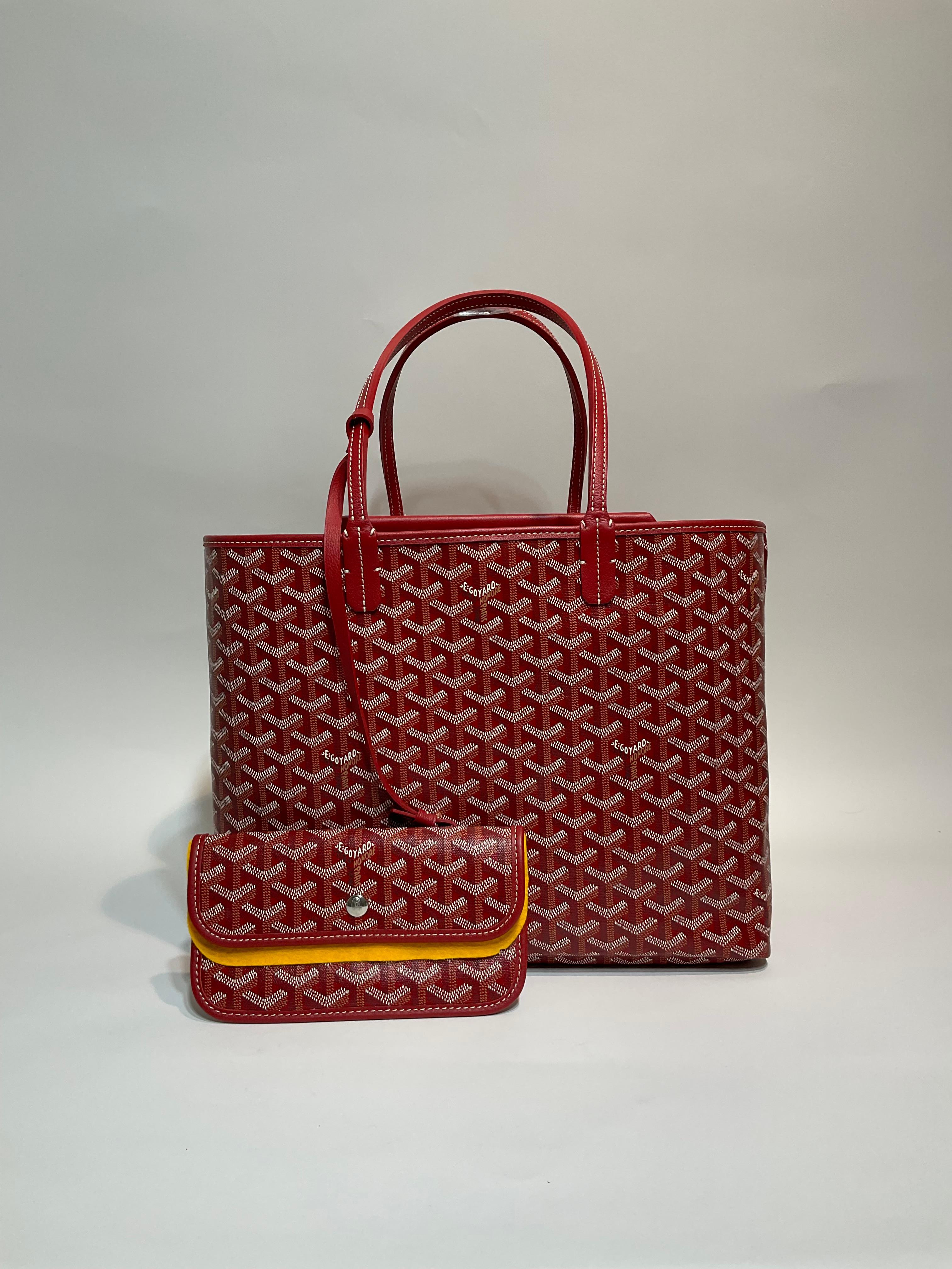 Women's Goyard Red Isabelle PM Tote