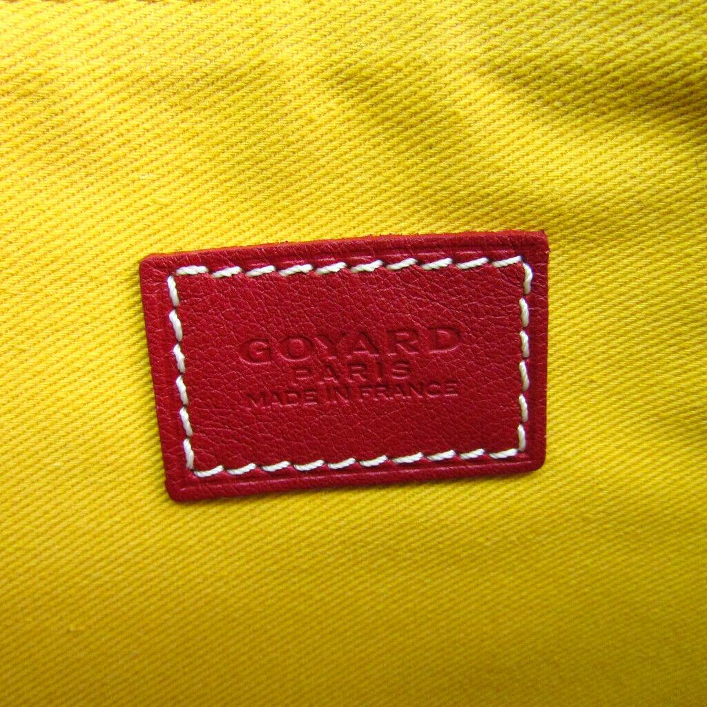Goyard Red Monogram Canvas Zip Laptop Envelope Travel Business Clutch Bag in Box In Excellent Condition In Chicago, IL
