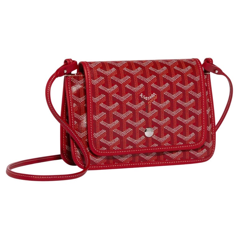 Goyard Red Plumet pocket wallet For Sale at 1stDibs